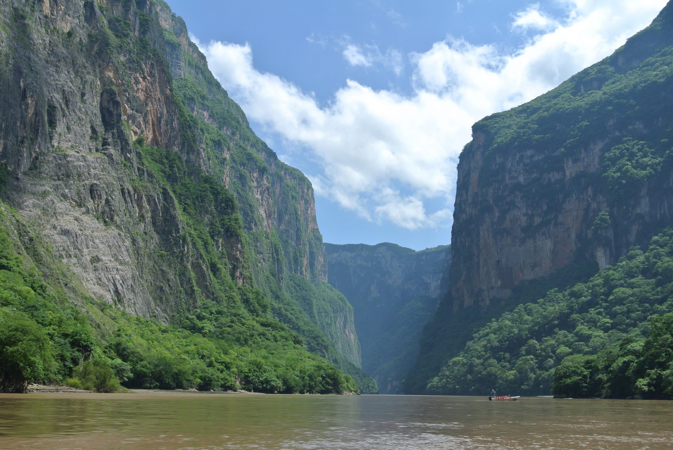 El Cañón del Sumidero en Chiapa de Corzo, Chiapas. Foto: EFE