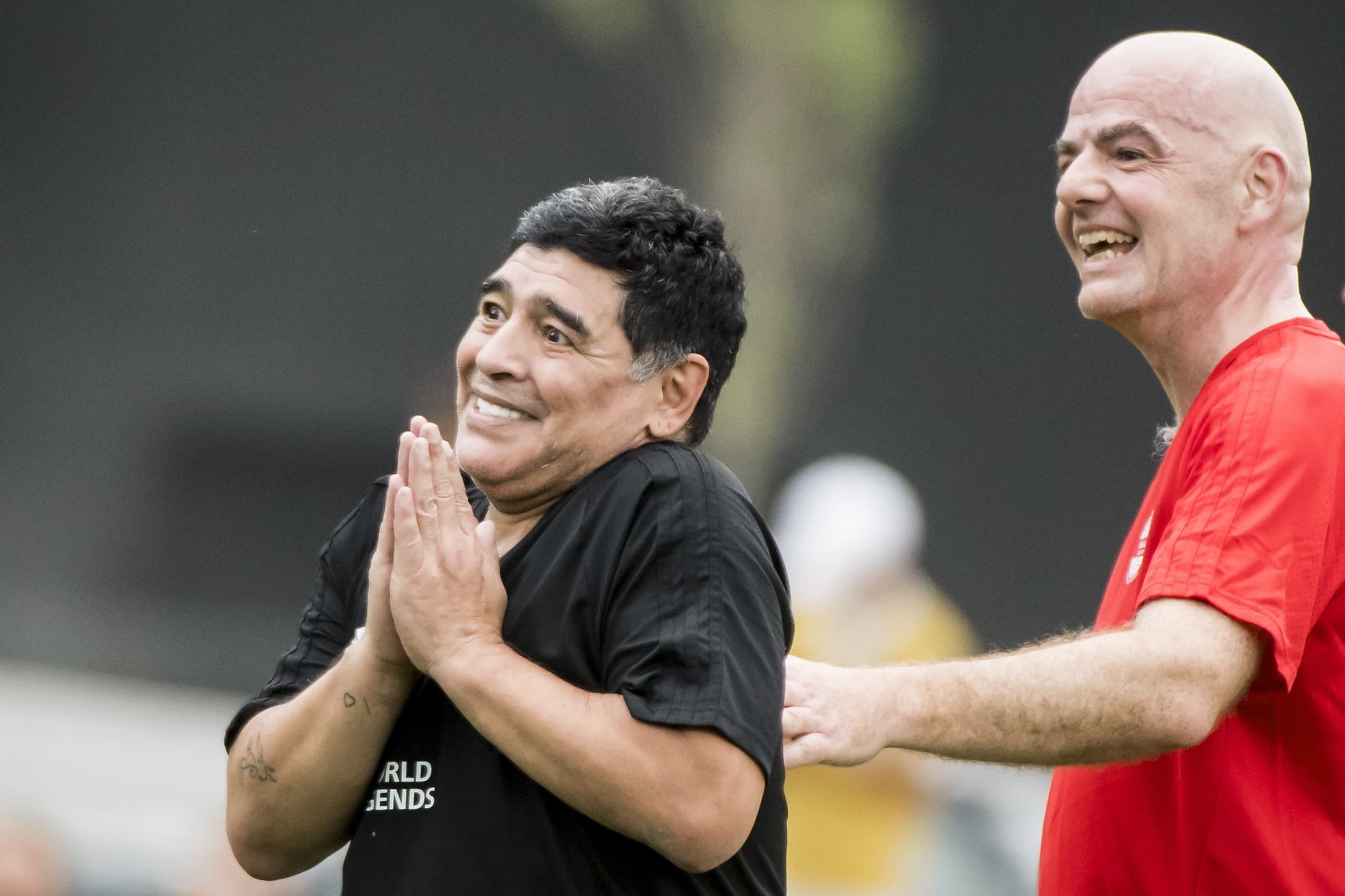 El astro del futbol argentino, Diego Armando Maradona. Foto: EFE