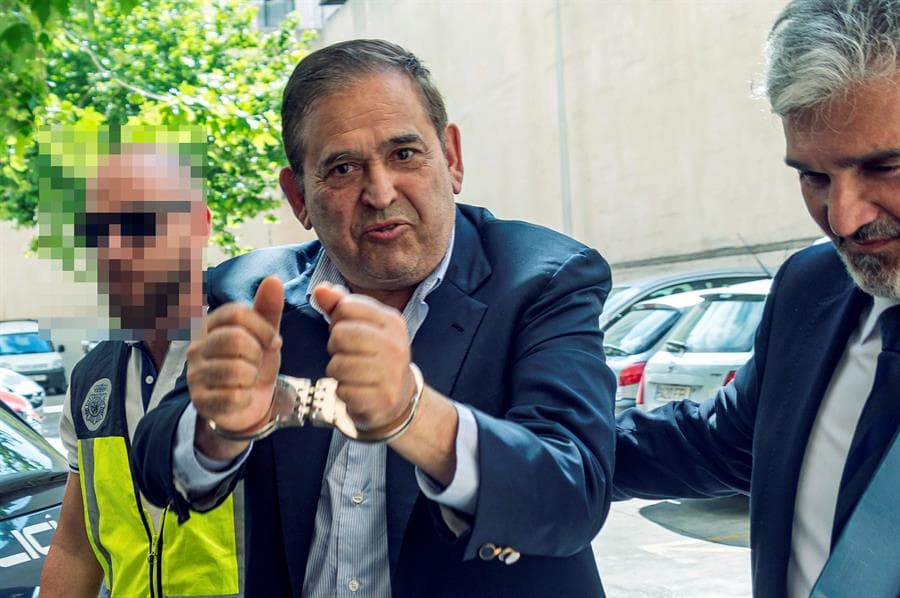 El empresario mexicano Alonso Ancira, detenido en Palma en mayo de 2019. Foto: EFE.