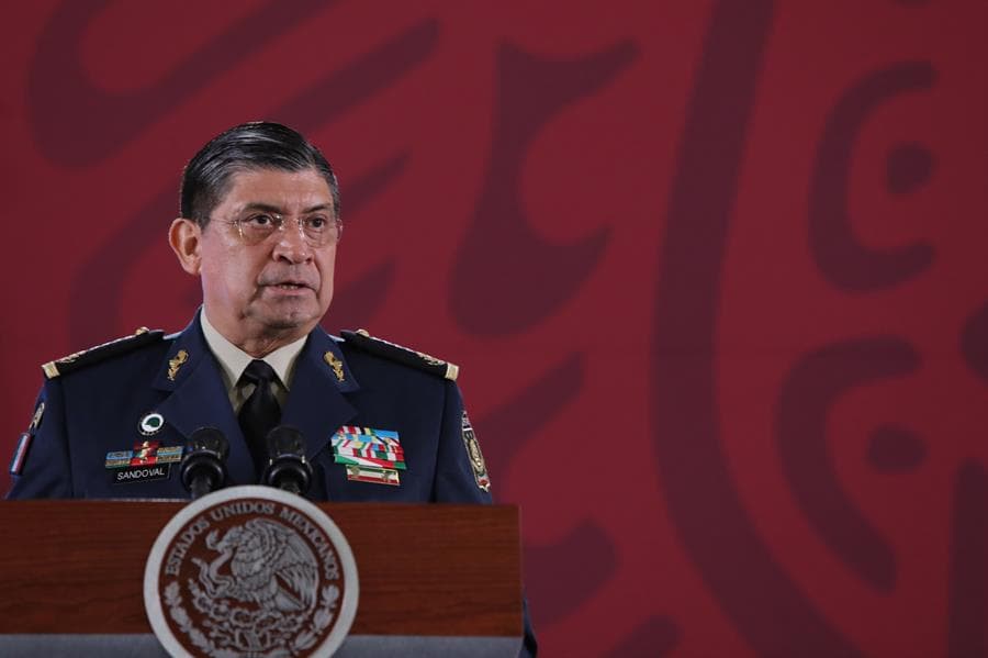 El secretario de la Defensa Nacional, Luis Cresencio Sandoval. Foto: EFE.