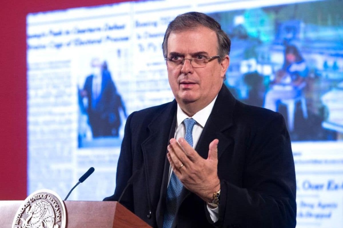 Marcelo Ebrard Casaubón, secretario de Relaciones Exteriores. Foto: Presidencia