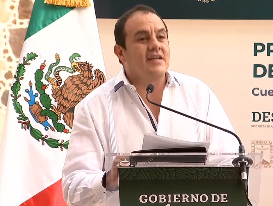 El gobernador de Morelos, Cuauhtémoc Blanco. Foto: especial