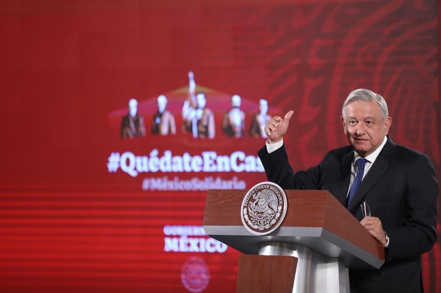 Andrés Manuel López Obrador, presidente de la República. Foto: EFE