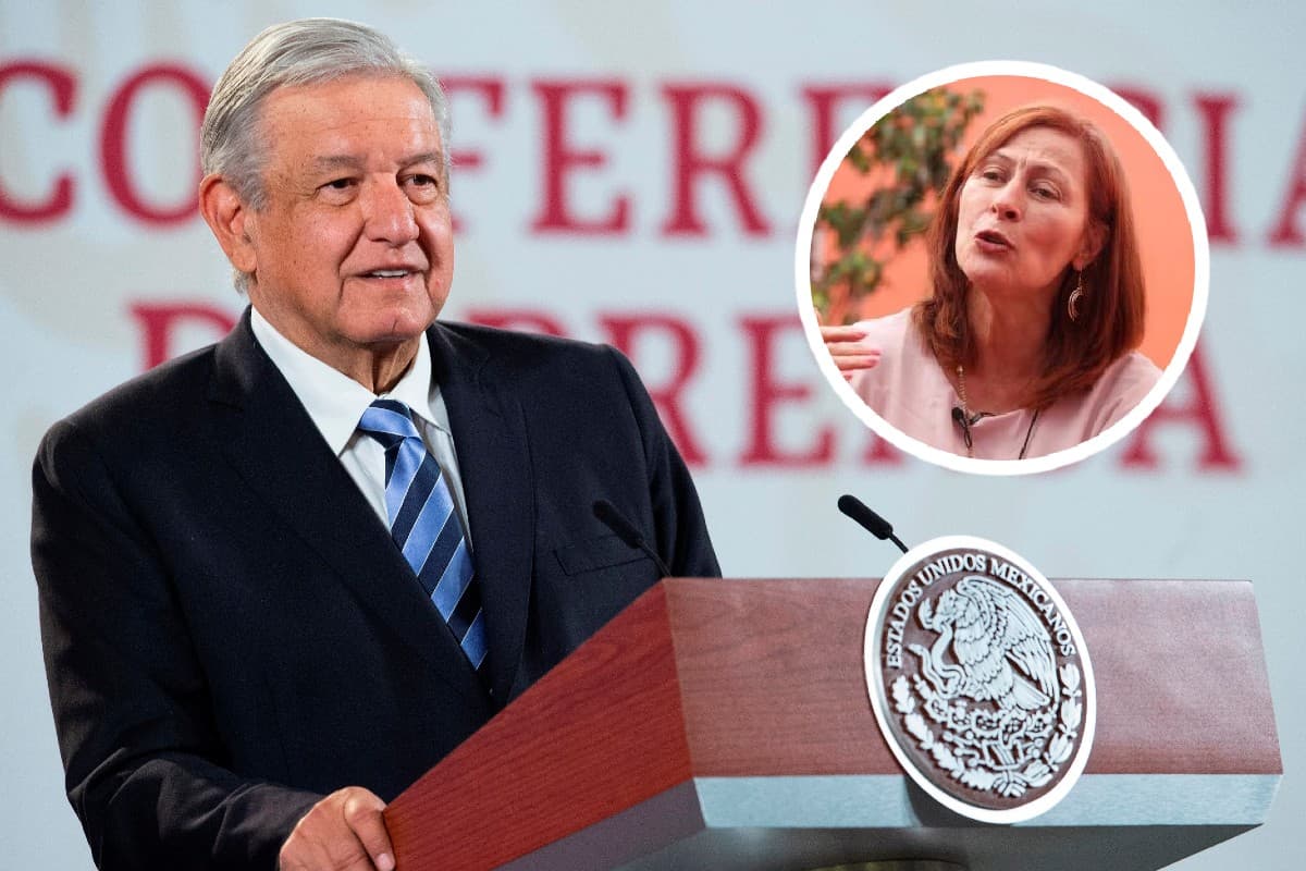 El presidente López Obrador y la diputada Tatiana Clouthier. Foto: Especial