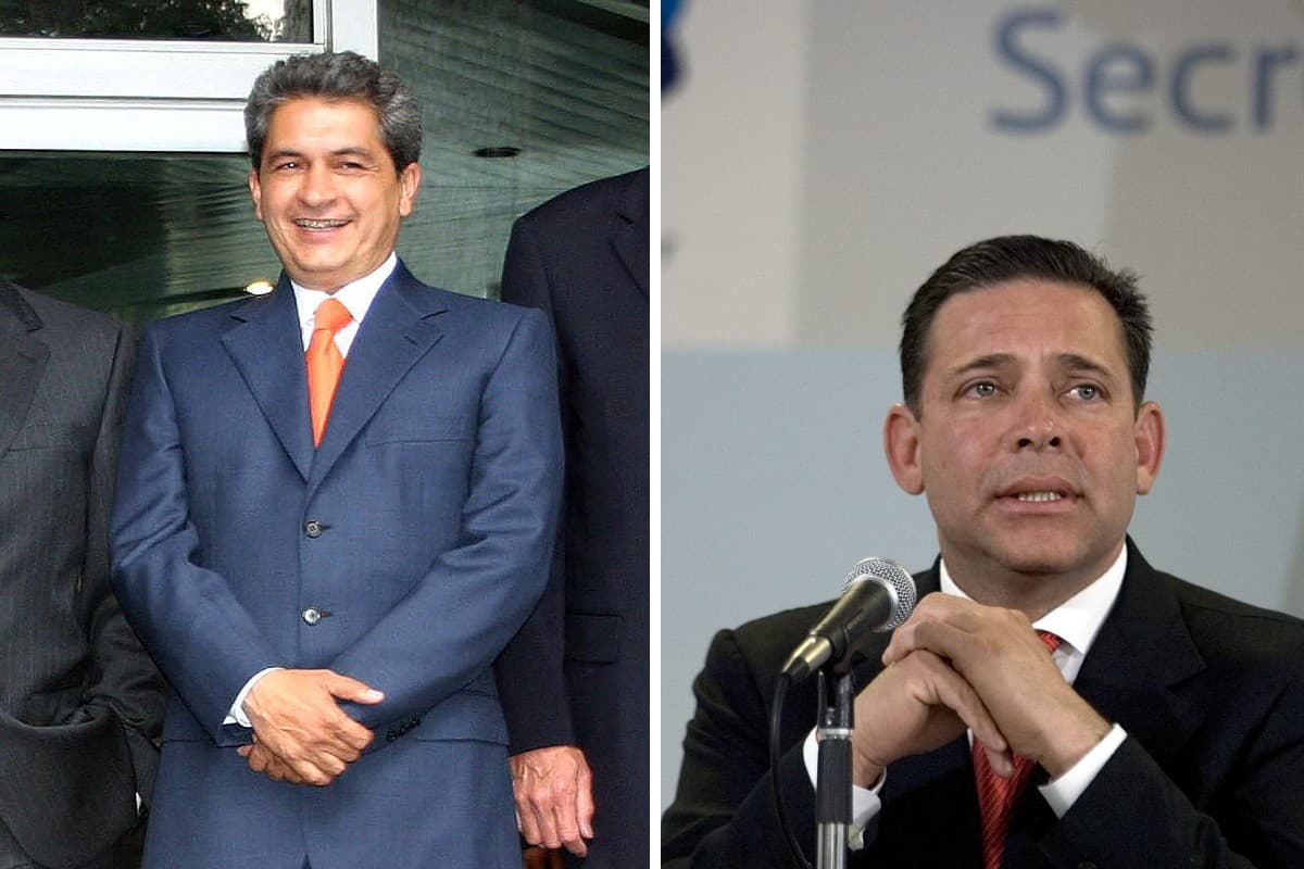 Tomás Yarrington y Eugenio Hernpandez, exgobernadores de Tamaulipas. Foto: especial