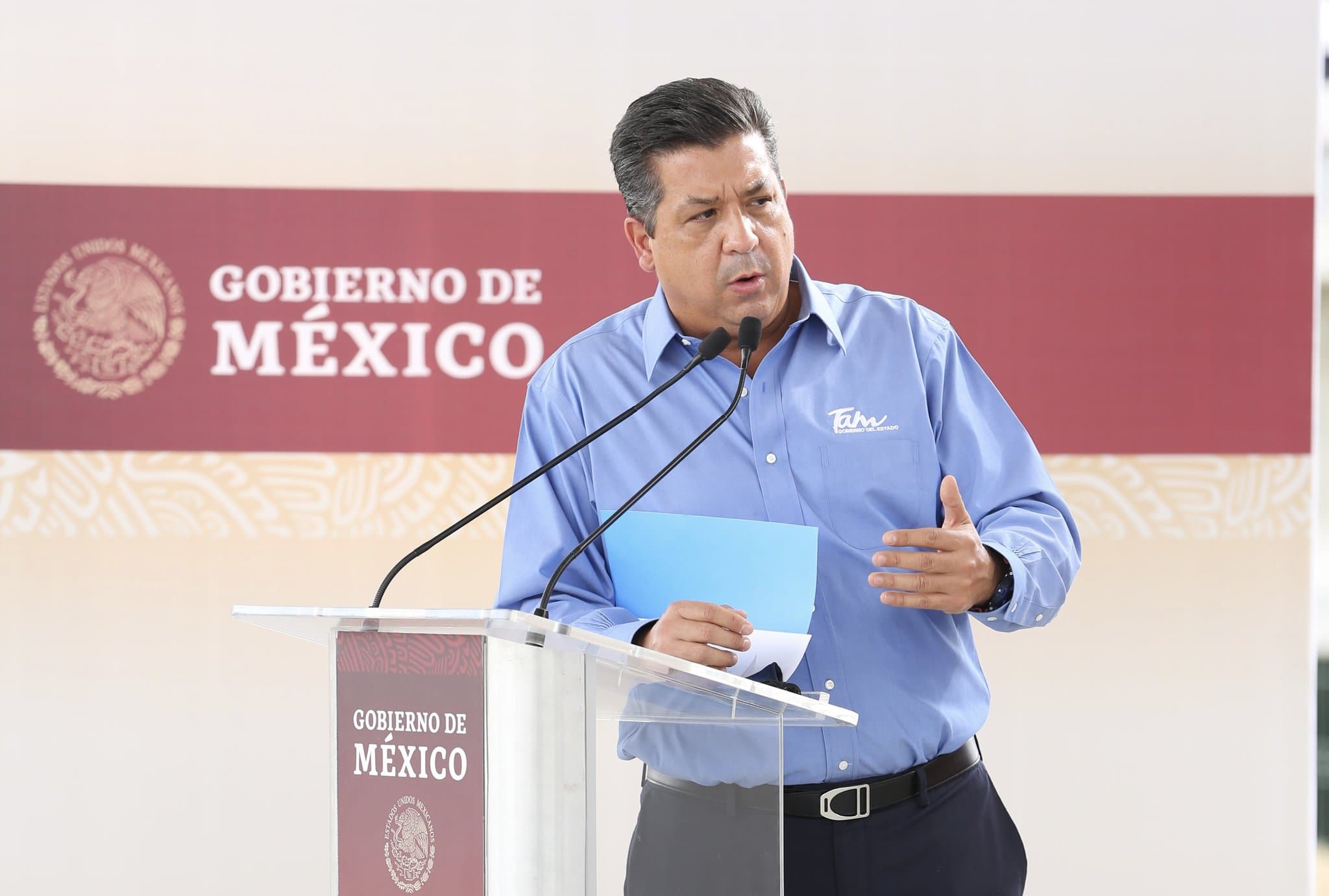 Gobernador de Tamaulipas, Francisco Javier García Cabeza de Vaca. Foto: Twitter @fgcabezadevaca.