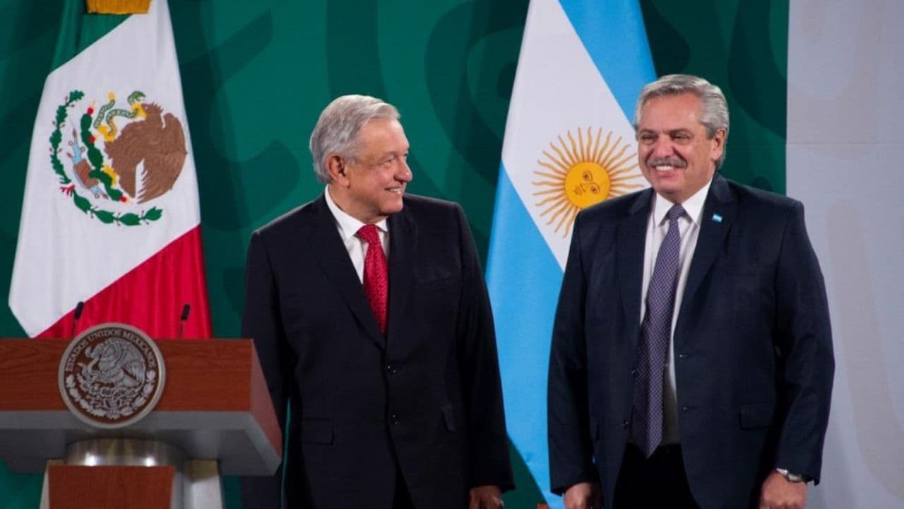 AMLO y Alberto Fernández