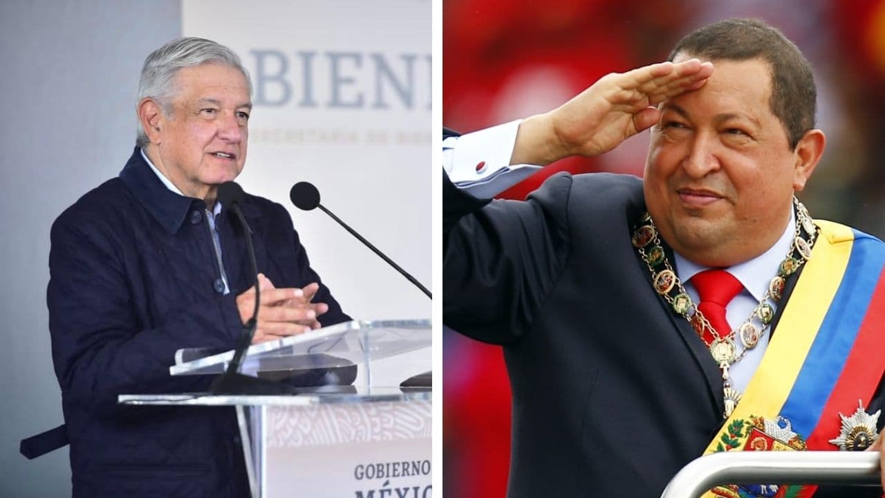 AMLO y Hugo Chávez