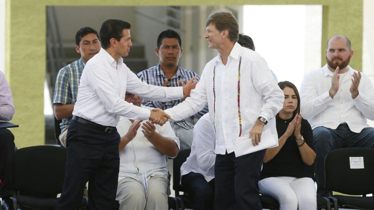 Enrique Peña Nieto y Enrique Octavio de la Madrid