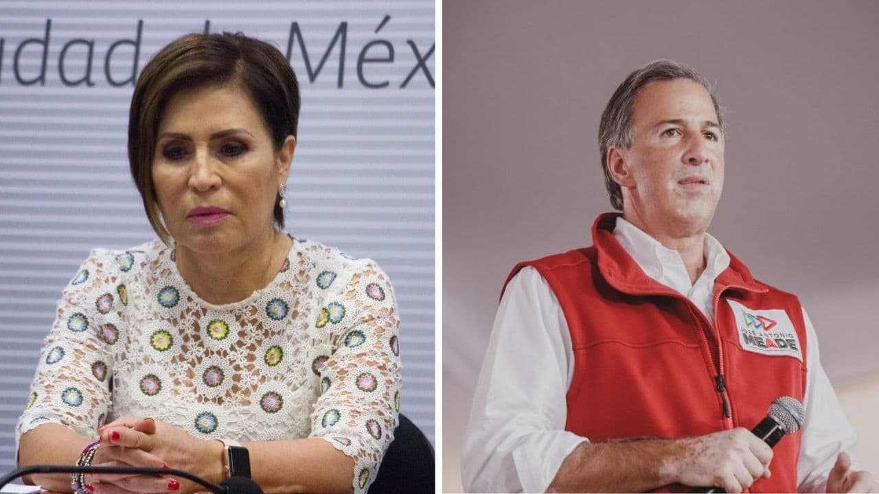 Rosario Robles y José Antonio Meade