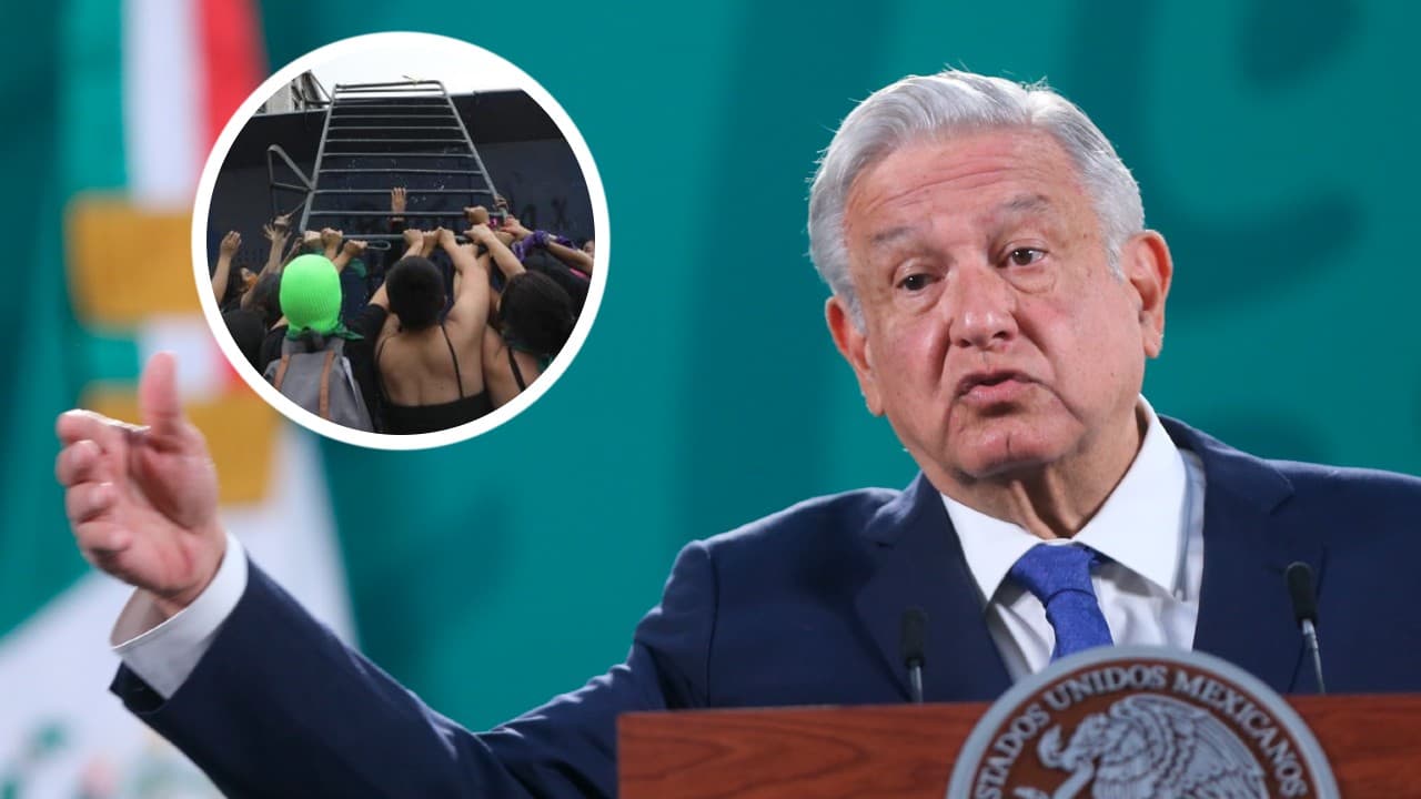 AMLO: no se cayó en provocación durante marcha del 8M