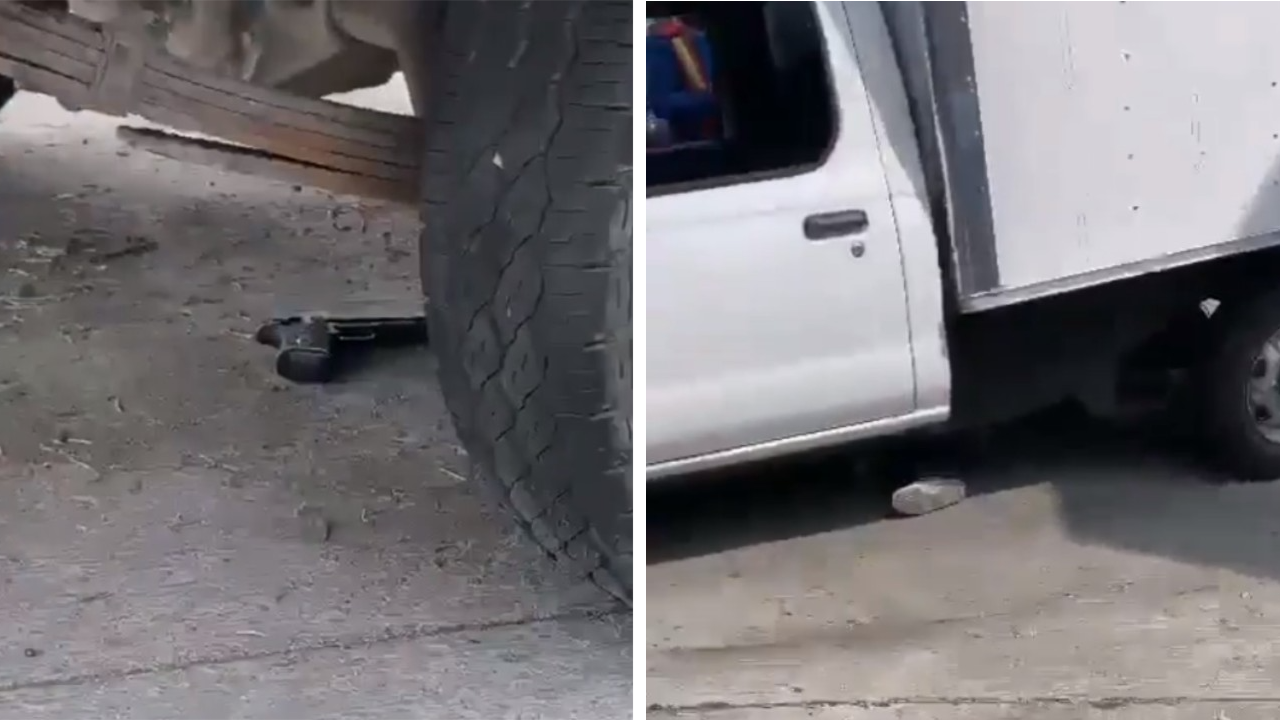VIDEO: Ladrones son atropellados por su víctima en Jalisco