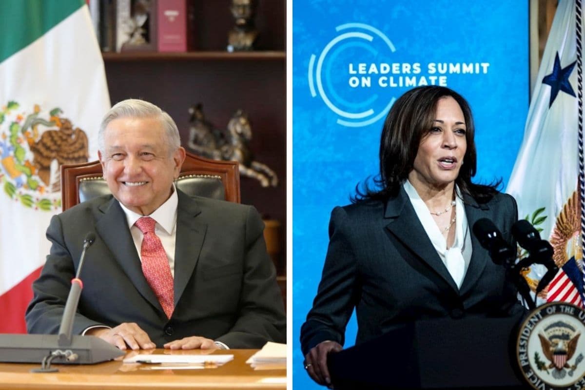 AMLO y Kamala Harris