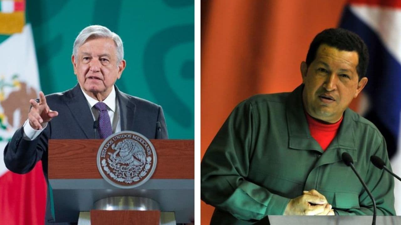 AMLO y Hugo Chávez