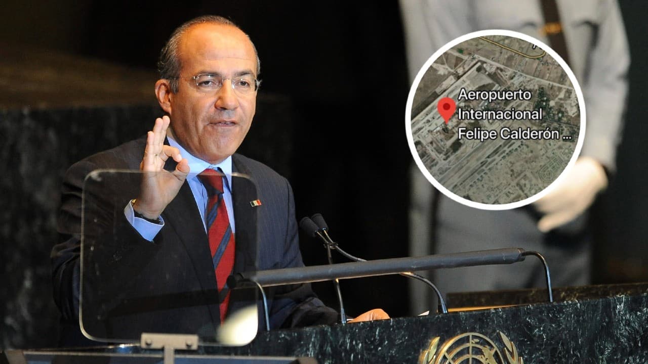 ¿Fue un error? Google Maps nombra ‘Felipe Calderón’ a aeropuerto de Santa Lucía