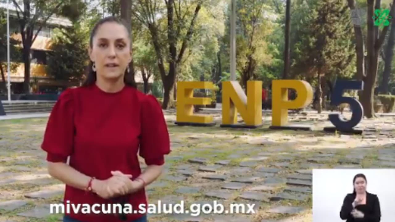 Claudia Sheinbaum, convoca a vacunarse