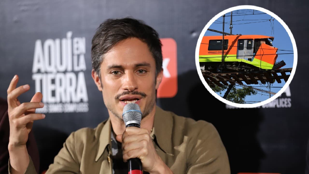 Gael García critica a la 4T por accidente del Metro; usuarios le recuerda su apoyo