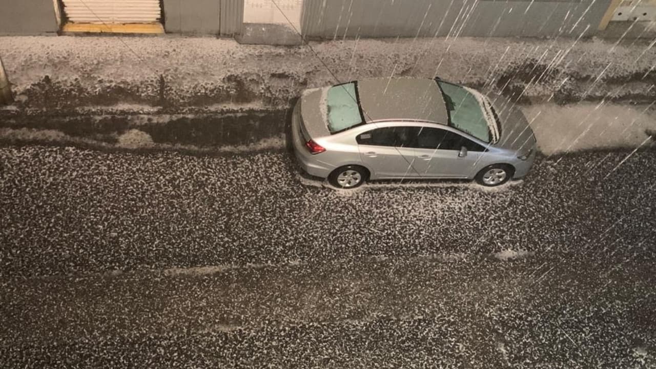 Se prevé lluvia y granizada en la capital del país