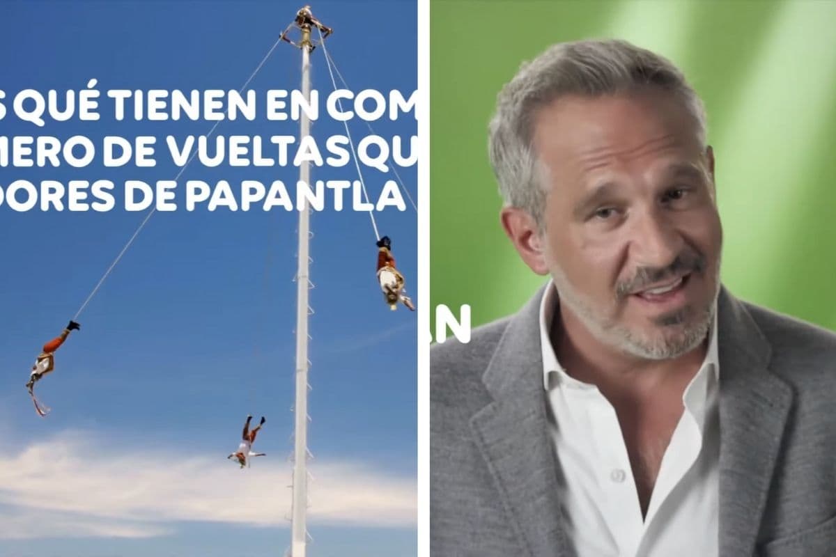 Arath de la Torre y el comercial de los voladores de Papantla