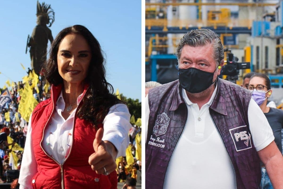 Lupita Jones y Hank Rhon