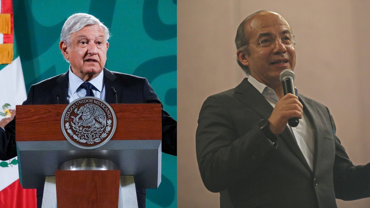 AMLO critica tuit de Felipe Calderón y lo llama racista