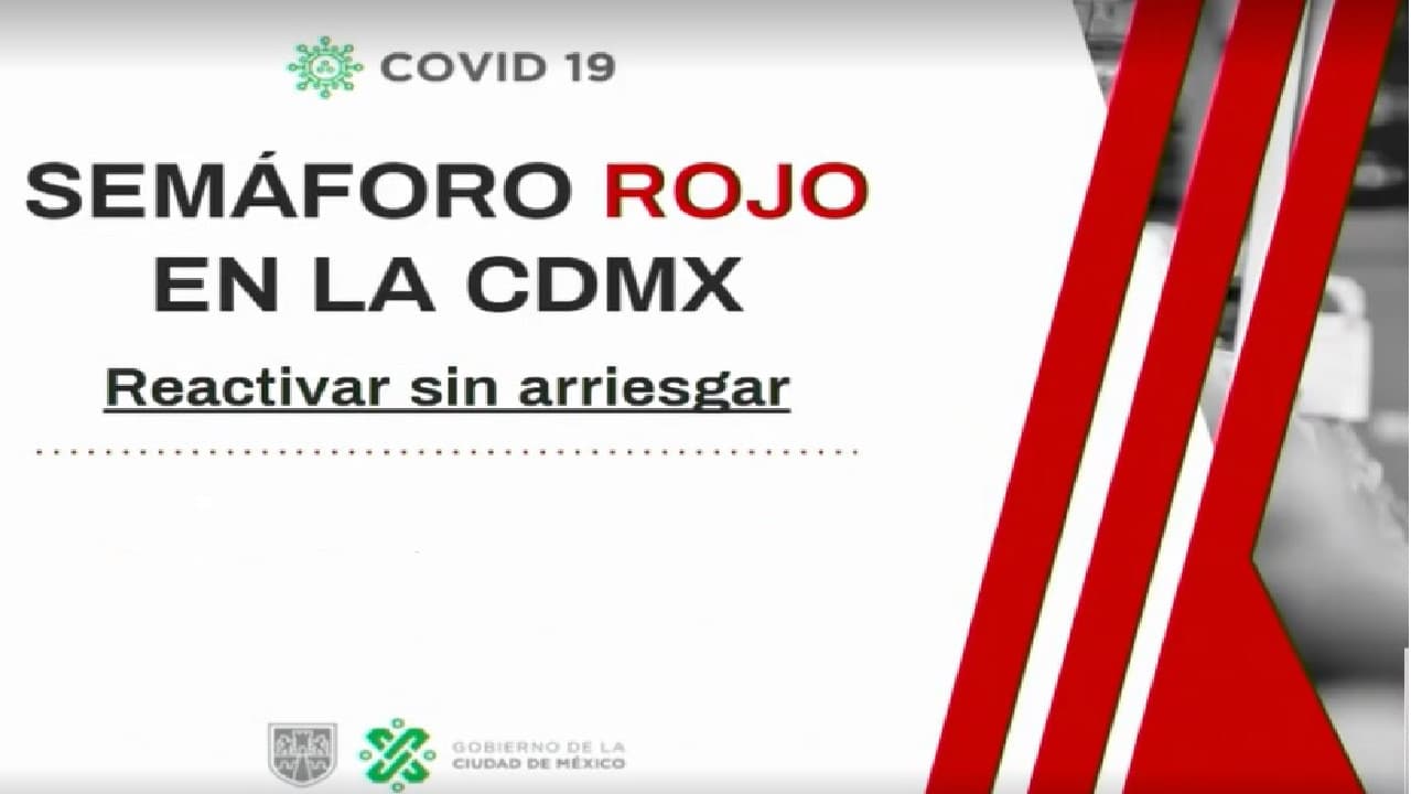 CDMX regresa a semáforo rojo