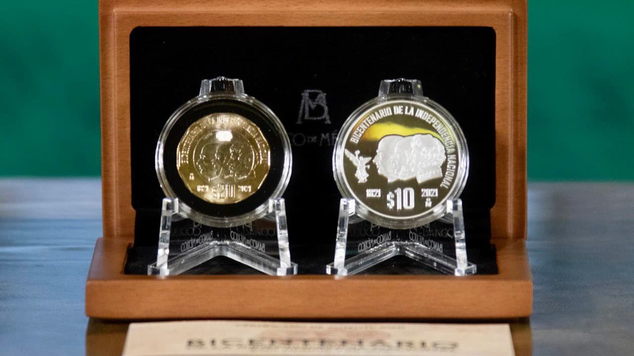 Presentan nuevas monedas