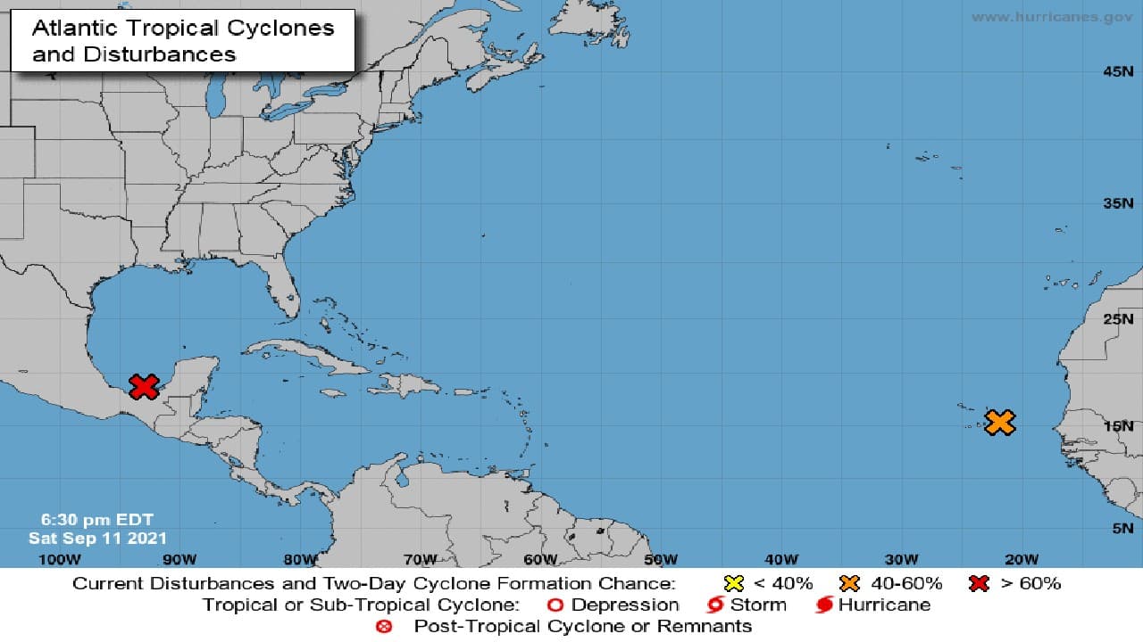 Posible onda tropical en el Golfo de México