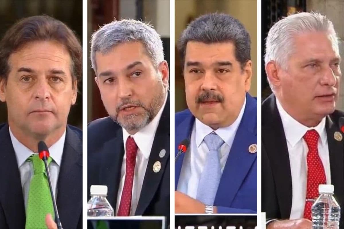 Uruguay y Paraguay lanzan críticas a Venezuela y Cuba