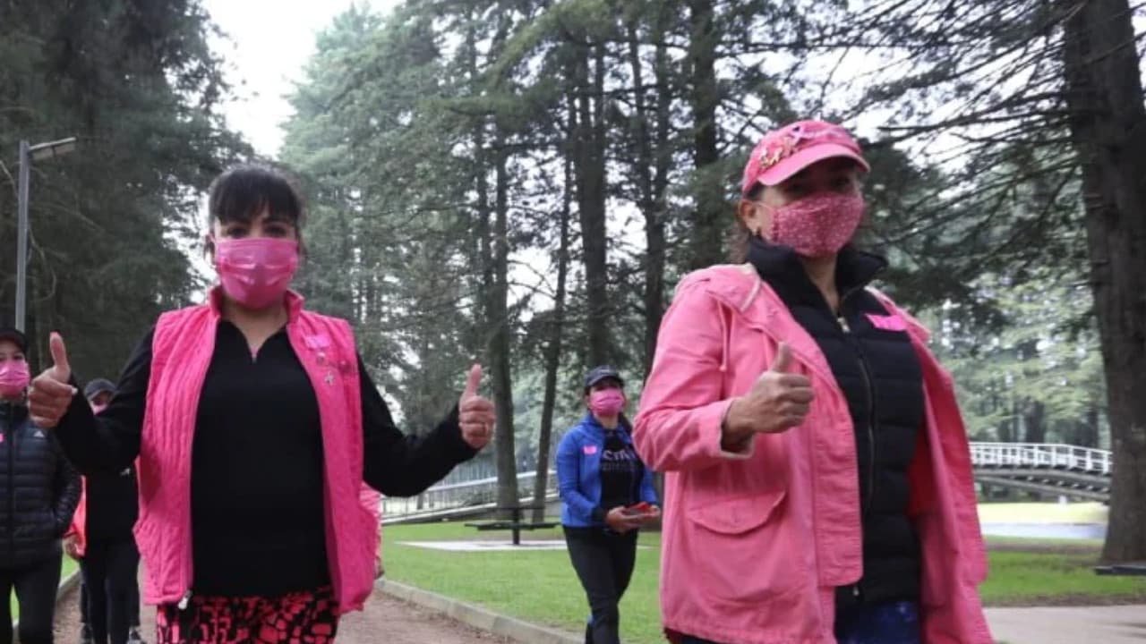 Primera caminata rosa con causa