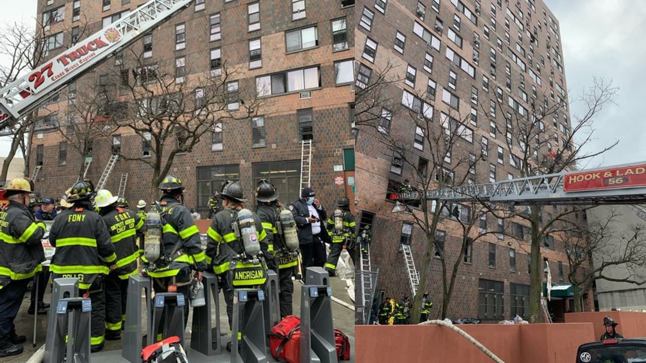 Incendio en un edificio del Bronx en Nueva York