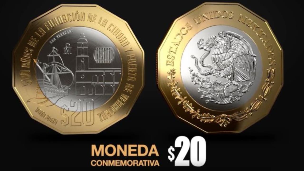 Monedas de 20 pesos, son premiadas como las mejores del mundo