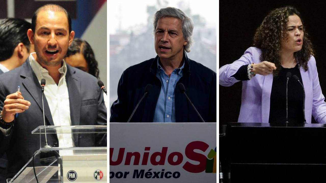 Marko, Claudio X y Mariana Gómez