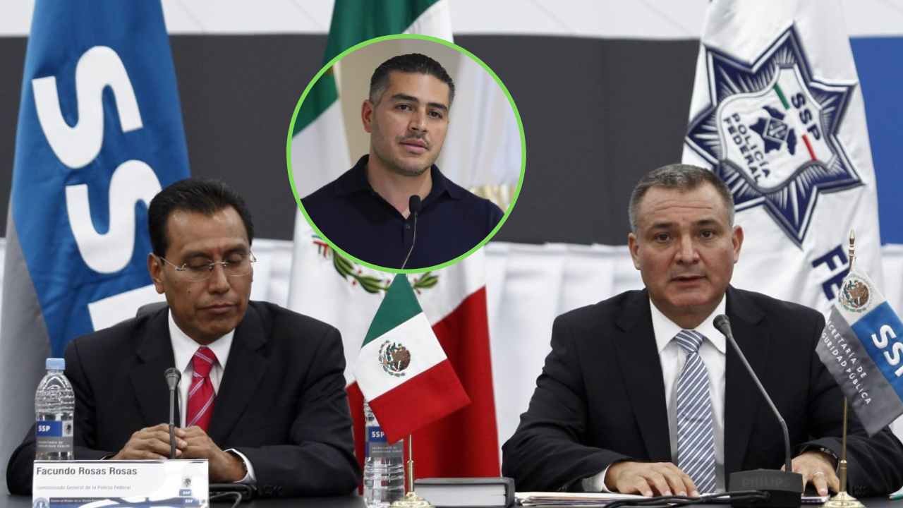 Facundo Rosas, Garcia Luna, Harfuch - Cuartoscuro