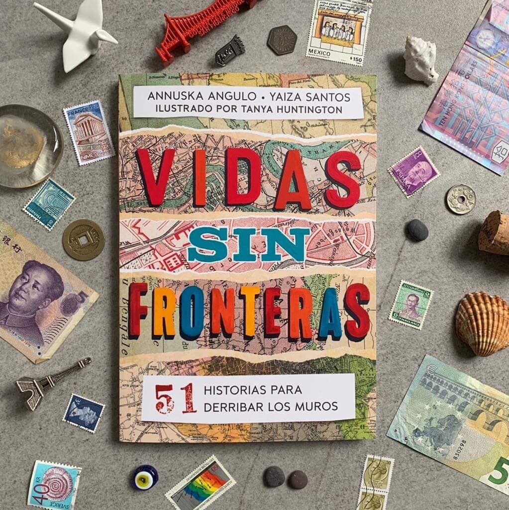 El libro narra 50 historias de personas que lejos de su país “lograron cosas increíbles” • Foto: Twitter @yaizasantos